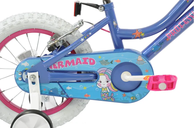 Professional Mermaid 14 Inch Wheel Kids Bike Blue-4